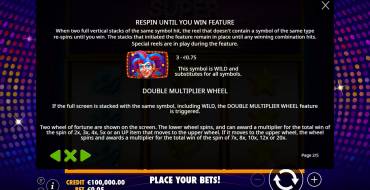 Super Joker: Payout table