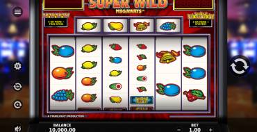 Super Wild Megaways: Slot machine