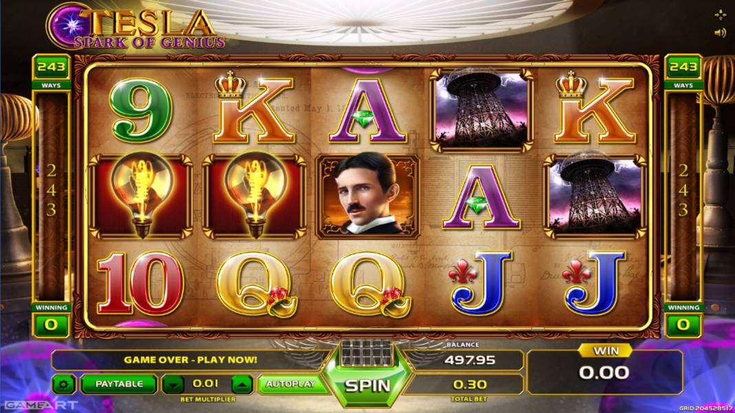 Tesla: Spark of Genius slot