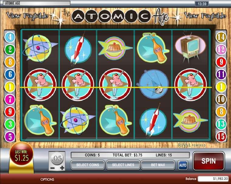 Play The Atomic Age slot
