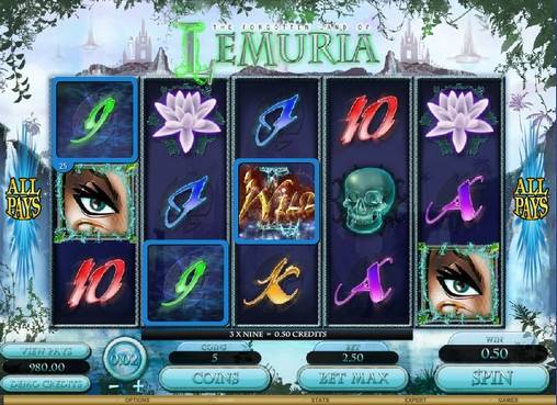 The Forgotten Land of Lemuria slot