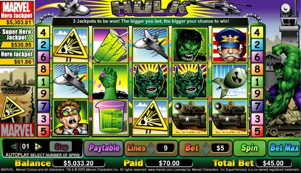 The Incredible Hulk slot