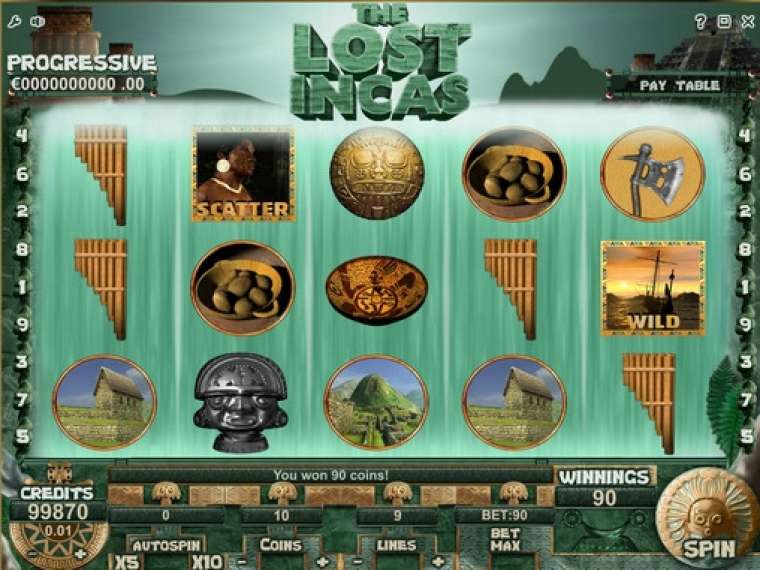 Play The Lost Incas slot