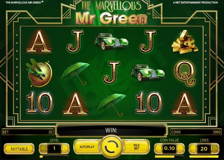 The Marvellous Mr Green slot