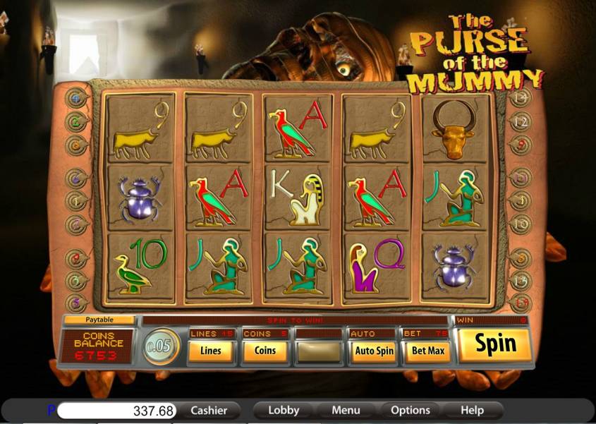 The Purse of the Mummy slot