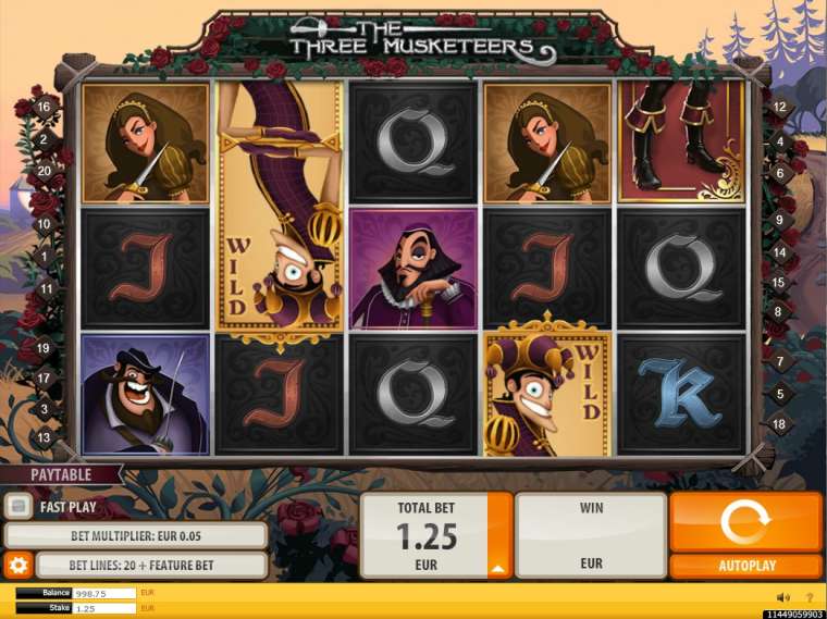 Play The Three Musketeers slot