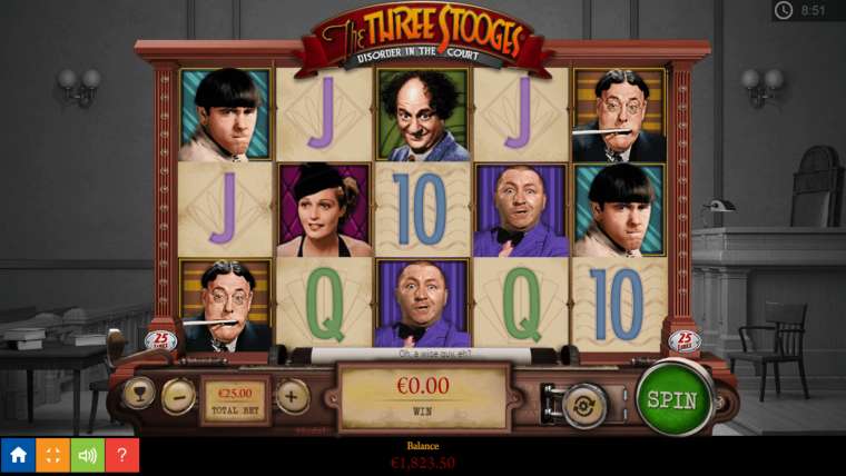 Play The Three Stooges: Disorder in the Court slot