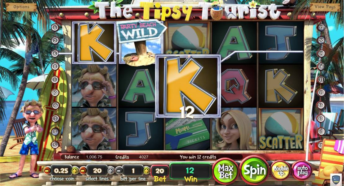 The Tipsy Tourist slot