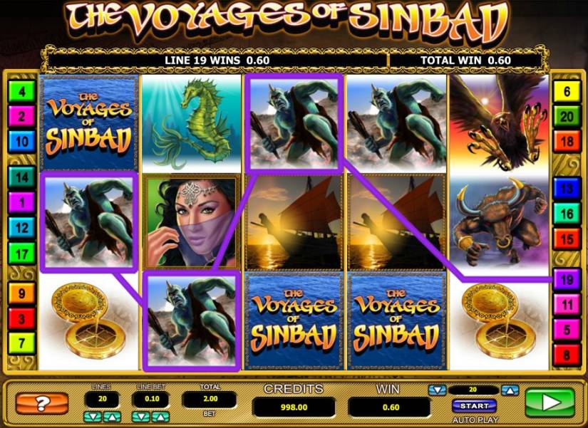 The Voyages of Sinbad slot