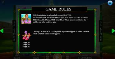 The Wizard of Oz: Free spins and/or respins