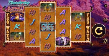 Thundering Buffalo: Slot machine