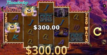 Thundering Buffalo: Winnings