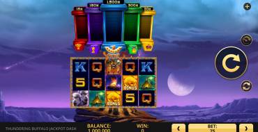Thundering Buffalo: Jackpot Dash: Slot machine