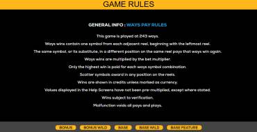 Thundering Buffalo: Jackpot Dash: Rules