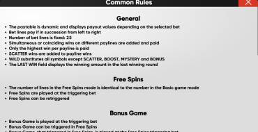 Tiger Gems: Hold and Win: Rules