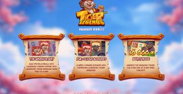 Tiger Legends: Unique features