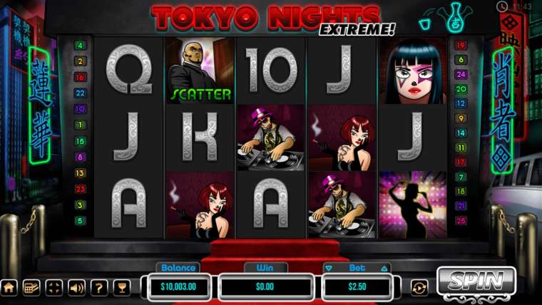 Play Tokyo Nights Extreme slot