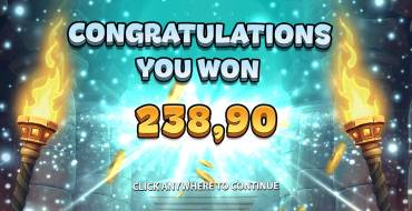 Tomb of Mystery: Winnings