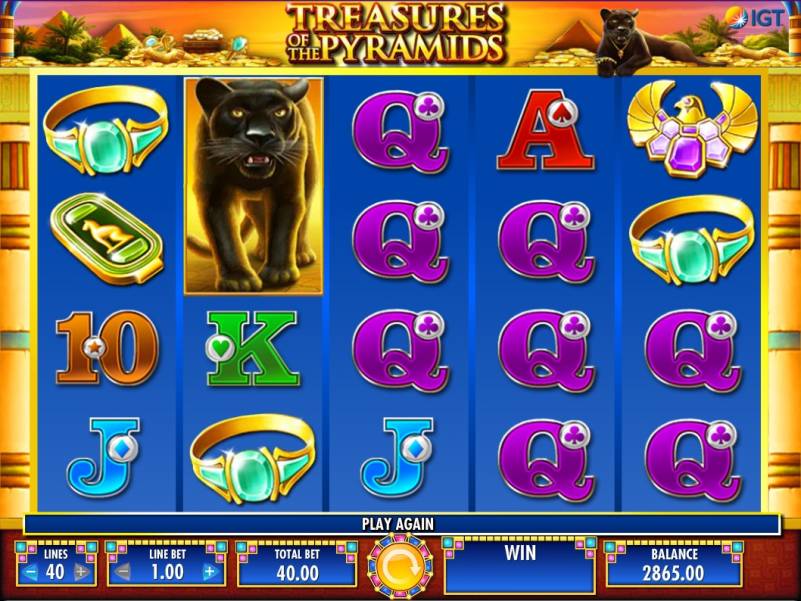 Treasures of the Pyramids slot