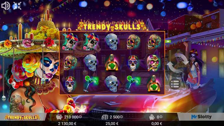Play Trendy Skulls slot