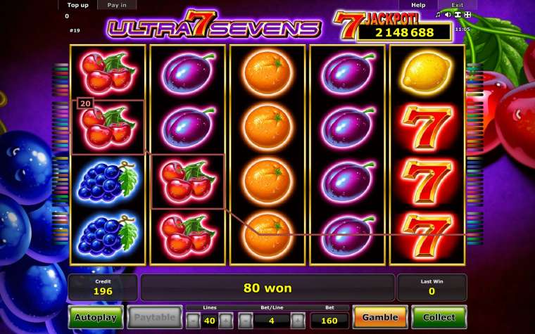 Play Ultra Sevens slot