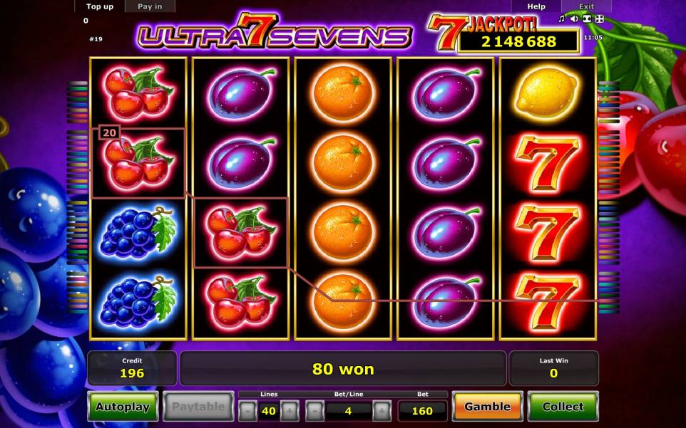 Ultra Sevens slot