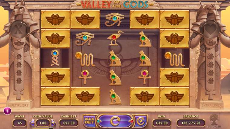 Play Valley of the Gods slot