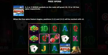 Vegas All In: Free spins and/or respins