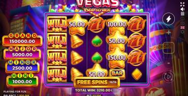 Vegas Starstruck: RUNNING WINS: Free spins