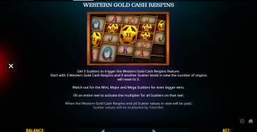 Western Gold Megaways: Bonuses
