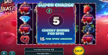 Wild Cherry Blast: Free spins and/or respins