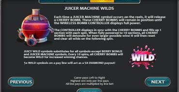 Wild Cherry Blast: Bonus games