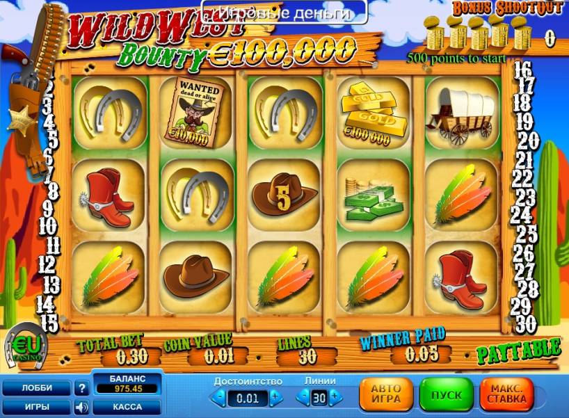 Wild West Bounty slot