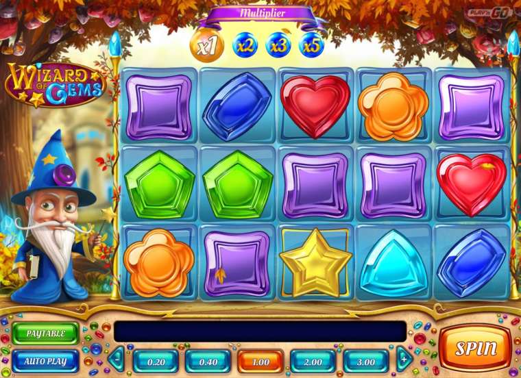Play Wizard of Gems slot
