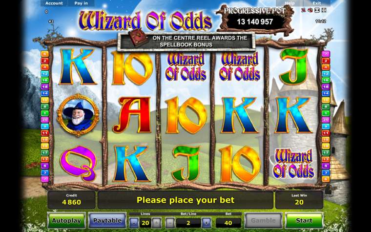 Play Wizard of Odds slot