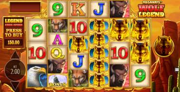 Wolf Legend Megaways: Slot machine