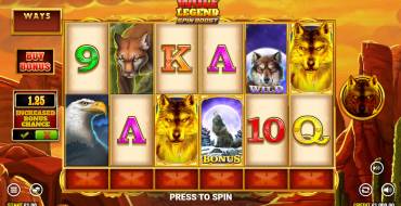 Wolf Legend Spin Boost: Slot machine