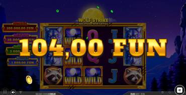 Wolf Strike Hold and Win Extra: Winnings