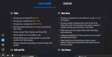 Wolf Strike Hold and Win Extra: Rules