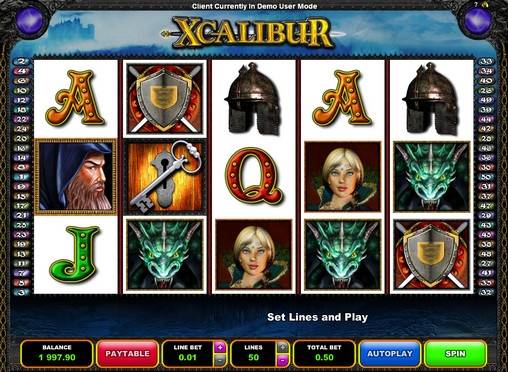 Xcalibur slot