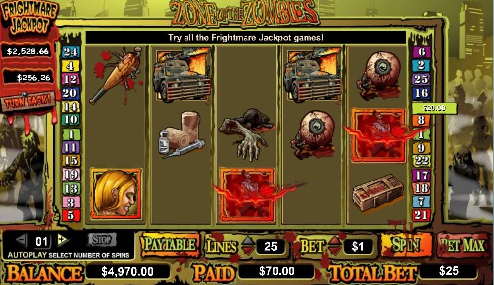 Zone of the Zombies slot