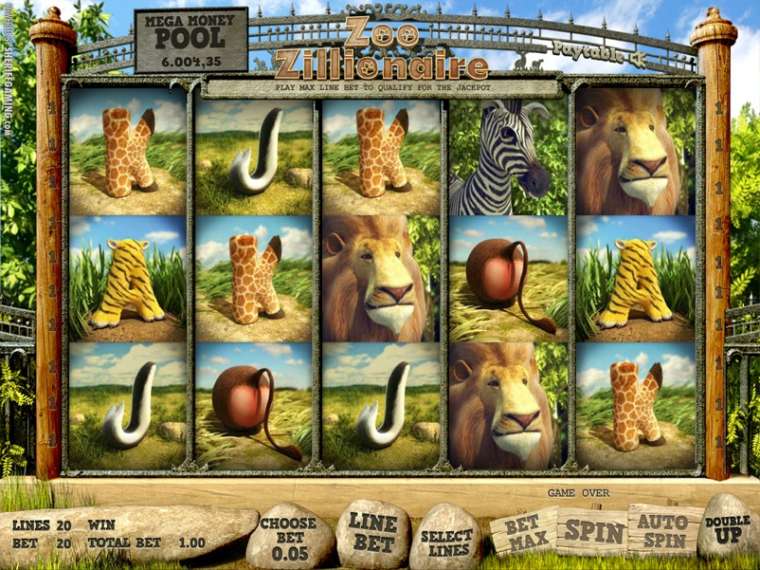 Play Zoo Zillionaire slot