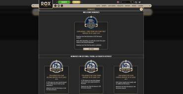 50 freespins for registration at ROX Casino: Online casino ROX