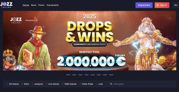 50 freespins on Starburst slot at Jozz: Jozz Online Casino