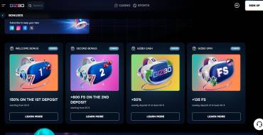 50 no-deposit freespins at GIZBO: GIZBO online casino