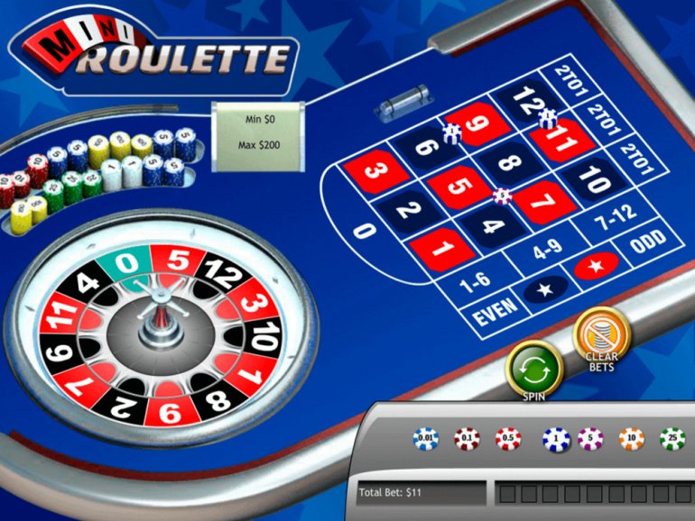 mini roulette rules
