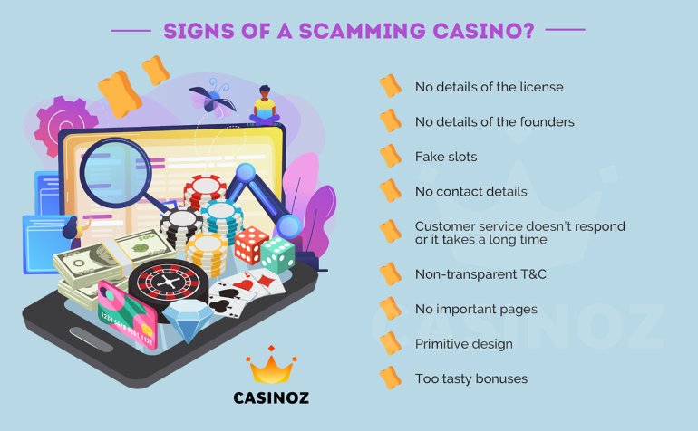 signs of a fraudulent casino